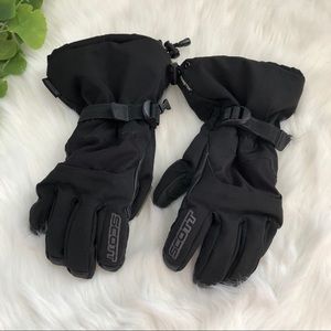 Scott Gore Tex Black Leather Palm Snow 
